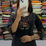 Jaipuri Hand Block Cotton Set with Mirror Work