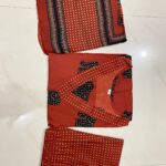 Elephant Print Cotton A-Line Suit Set with Dupatta