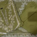 Green Embroidered Anarkali Suit