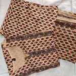 Block Print Frock Style Kurti Set