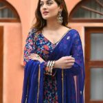 Floral Print Heavy Rayon Anarkali Set