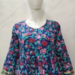 Floral Print Heavy Rayon Anarkali Set